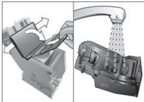 SIEMENS TE655319RW - Cleaning the brewing unit (Figure G) - 3