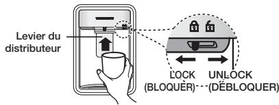 SAMSUNG RB30J3000BC - UTILISATION DU DISTRIBUTEUR D'EAU (EN OPTION) - 7