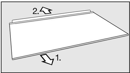 MIELE KFN29233D - Démonter la tablette - 1