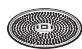 BOSCH MUM5934D - Riveskive - middelfin - 1