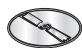 BOSCH MUM5934D - Wende-Raspelscheibe - grob / fein - 1