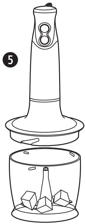 BREVILLE VHB014 - Using the chopping attachment - 7