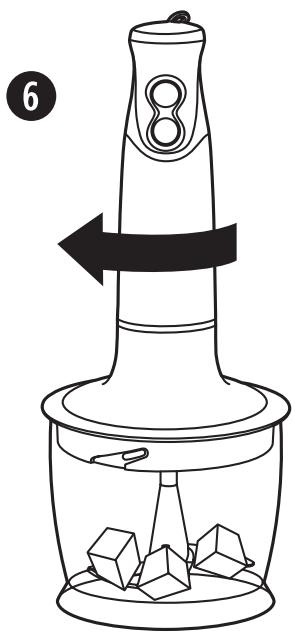 BREVILLE VHB014 - Using the chopping attachment - 8
