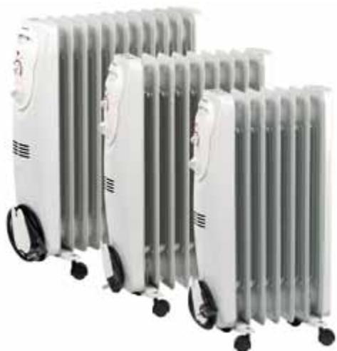 TAURUS 923001 CULINAIRE MYCOOK - Radiateur bain d'huile thermostat 3 positions. - 1