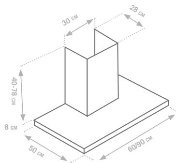 TAURUS 923001 CULINAIRE MYCOOK - Palladio 60/90 inox - 2