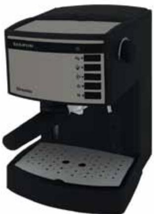 TAURUS 923001 CULINAIRE MYCOOK - Cafetière expresso électronique. 15-bar compatible avec dosettes E.S.E. - 2
