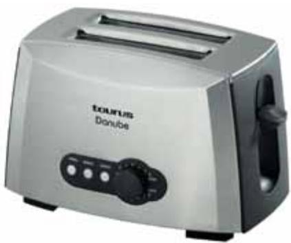 TAURUS 923001 CULINAIRE MYCOOK - Grille pain en finition métallique. - 2