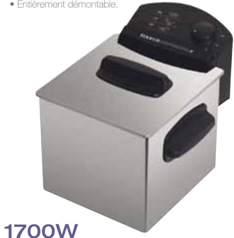 TAURUS 923001 CULINAIRE MYCOOK - Friteuse professionnelle en acier inoxydable. - 1