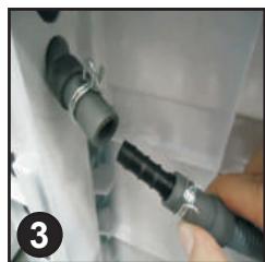 HOOVER DX H9A2TCEX-S - Bittes das Kondenswasserablaufset wie Folgt Montieren: - 3
