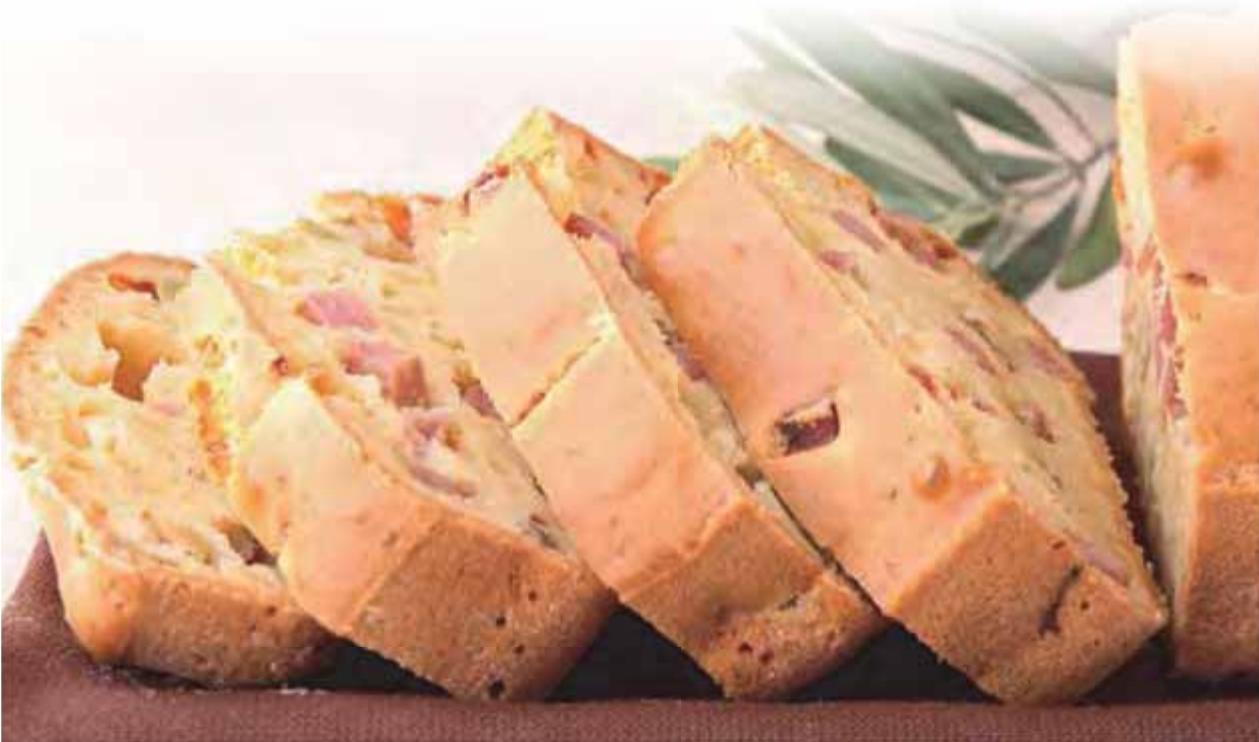 MAGIMIX 18602F - Cake au jambon et aux olives - 1