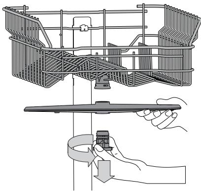 HOTPOINT HSIC3T127C  -  HSIC 3T127 C - NETTOYER LES BRAS D'ASPERSION - 1