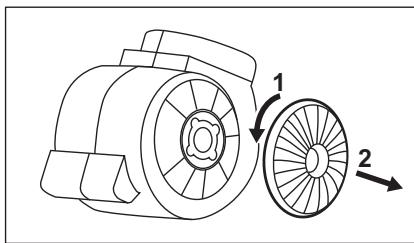 ZANUSSI ZFV916Y - Pour remplacer le filtré à charbon : - 1