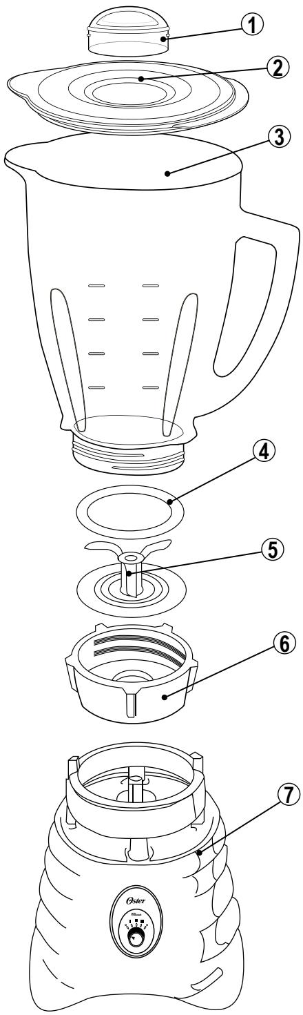 OSTER BEEHIVE 4655 - Moteur et bloc-moteur - 1