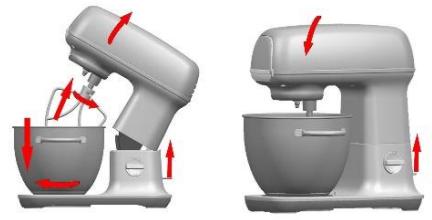 GORENJE MMC1000RL  -  MMC1000XE - MIXER BLADE/ WISK/ DOUGH HOOK - 1