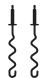 BOSCH MFQ2210Y  -  MFQ22100 - Kneading hooks - 1