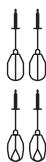 BOSCH MFQ2210Y  -  MFQ22100 - Stirring whisks or turbo stirring whisks depending on the model - 1