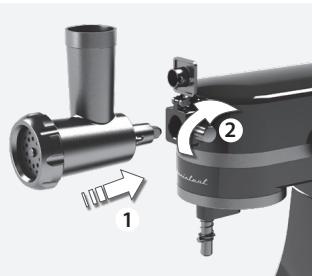 ELECTROLUX EKM4100 CULINAIRE ASSISTENT - Як користуватися м'ясорубкою: - 1