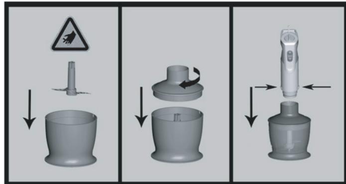 BRABANTIA BBEK1063 - COMMENT UTILISER LE HACHOIR - 1
