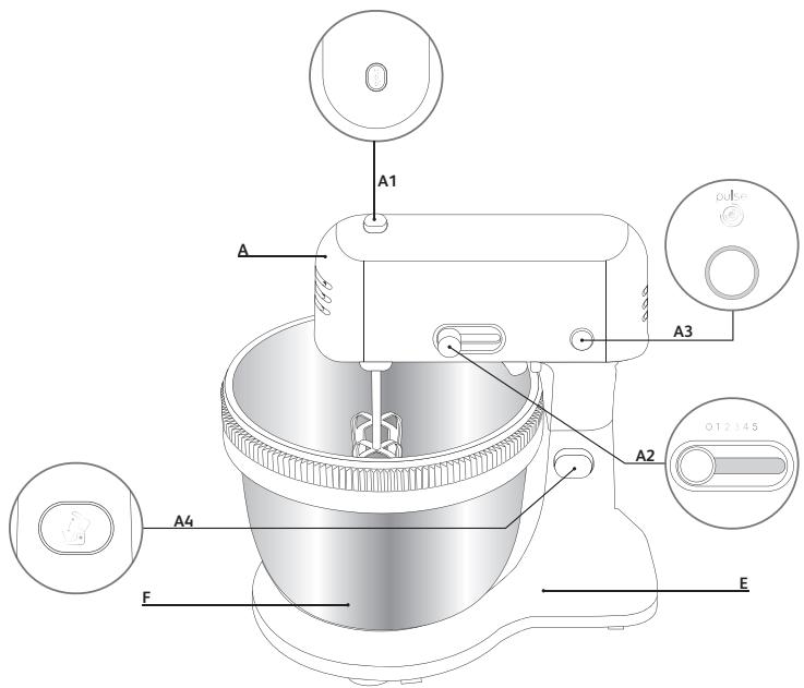 MOULINEX MY CAKE QA1108 - 3