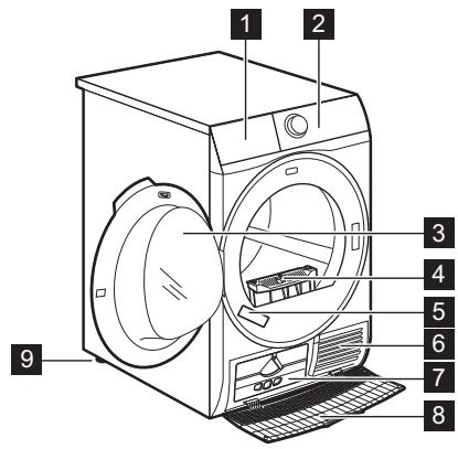 ELECTROLUX EW7H6843PP - DESCRIPTION DE L'APPAREIL - 1