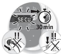 MOULINEX COMPANION XL GRIS HF80CB10 - Important: mise en sécurité de l'appareil ("SECU") - 1