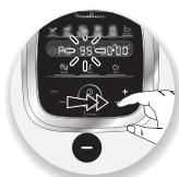 MOULINEX COMPANION XL GRIS HF80CB10 - Este botao dispoe de 3 funcoes: - 3