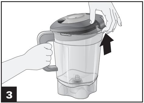 HAMILTON BEACH 58912 - How to Open Blender Lid - 3