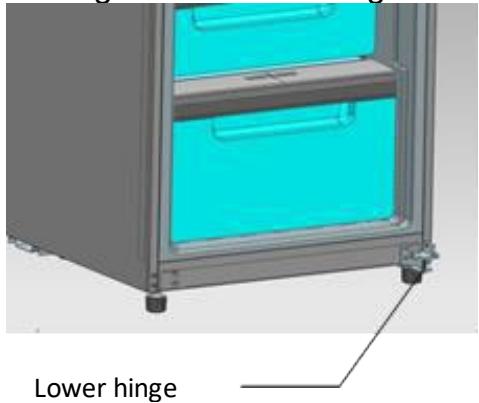 HOOVER HLF1864XM - > Door right-left change - 7