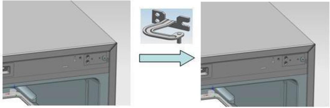 HOOVER HLF1864XM - > Door right-left change - 6