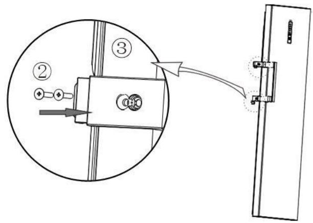 HOOVER HLF1864XM - > Instalacja uchwytu drzewiczek - 2