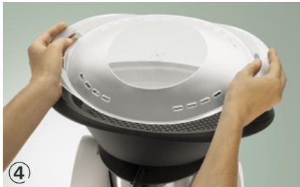 VORWERK THERMOMIX - Danger d'ébouillantage par la vapeur et l'eau de condensation brûlantes - 1