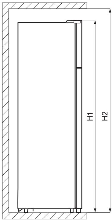 AEG-ELECTROLUX RDB428E1AX - Abmessungen - 1