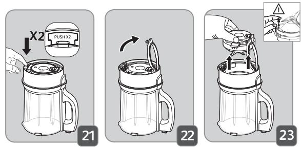 MOULINEX PERFECT MIX COOK LM835D10 - HOW TO ADD STEAM BASKET (*depending on model part) - 5