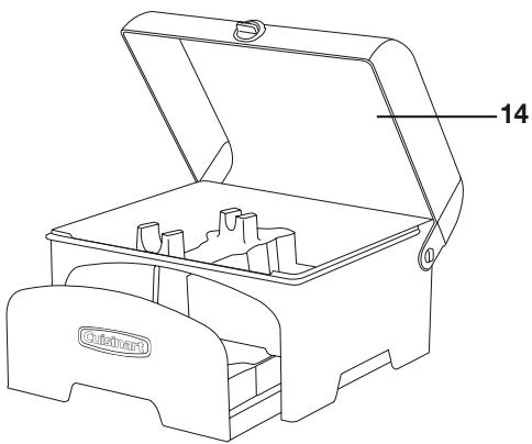 CUISINART FP14DCE ELITE - Accessory Storage Case - 14