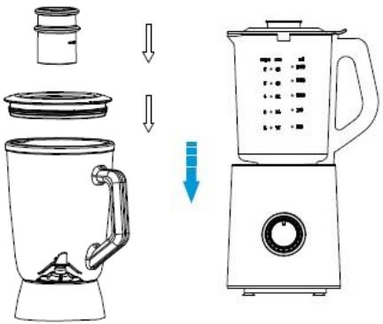 GORENJE B800GBK - Gebrauch des Standmixers - 1