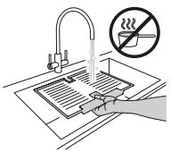 INDESIT B18A1DVE/I1 - Procedure de nettoyage de l'accessione antigivre - 3
