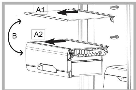 HOTPOINT LH8FF2O - MULTI USE DRAWER* container - 1