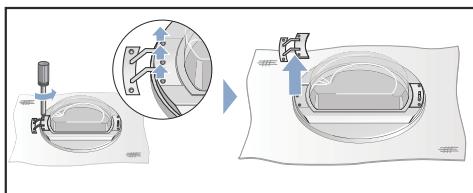 BOSCH WTYH7709ES - Changing the side on which the door is hinged - 4