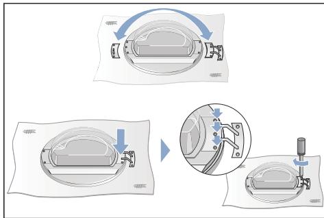 BOSCH WTYH7709ES - Changing the side on which the door is hinged - 9