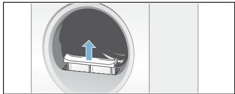 BOSCH WTYH7709ES - Clean the fluff filter - 1