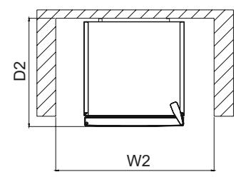 ELECTROLUX LNC7ME34X1 - Διαστάσεις - 2