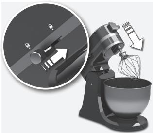 AEG-ELECTROLUX KM4400 - Placer un accessoire sur tige à ac- - 1