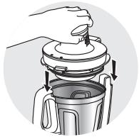 MOULINEX COMPACT CHEF HF405110 - -용기와 액세서리 맞추기 - 5