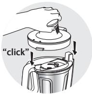 MOULINEX COMPACT CHEF HF405110 - - Posizionamento del gruppo coperchio - 6