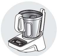 MOULINEX COMPACT CHEF HF405110 - - Posizionamento del gruppo coperchio - 1