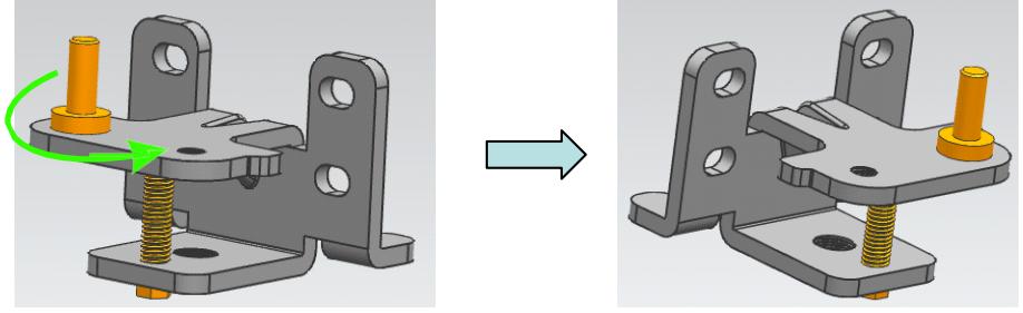 HOOVER HFF1864XM - > Umsetzen des Türanschlags von rechts nach links - 4