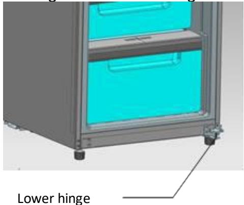 HOOVER HFF1864XM - > Door right-left change - 7