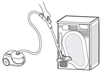 LG RC90U2AV2W - Cleaning the Cool Air Inlet Grill - 1