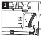 SMEG DHT73LIT - Connecting the water drain hose - 1