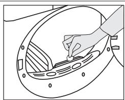 SMEG DHT73LIT - Cleaning the sensor - 1